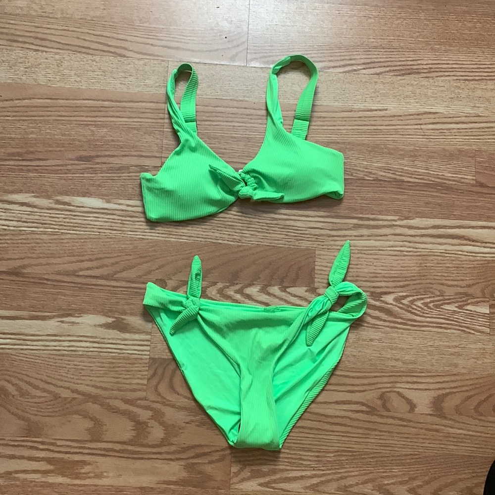 Green TiniBikini bathing suit set